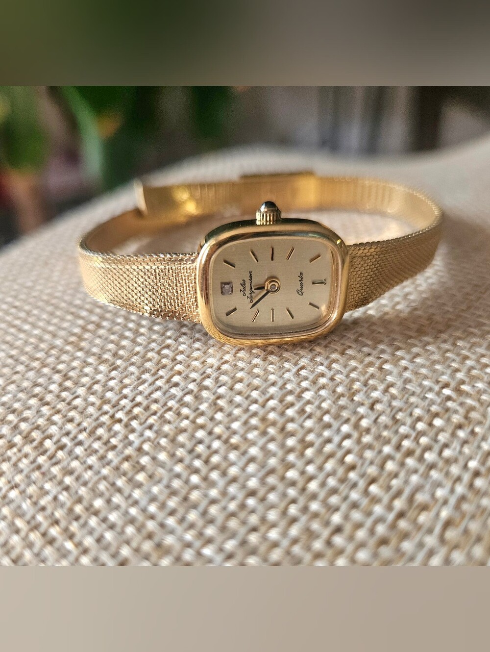 Vintage Jules Jürgensen Est. 1740 Gold-Tone Quartz Watch